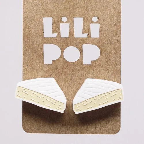 Boucles d'oreilles - Fromage brie
