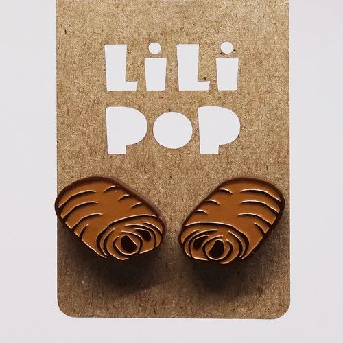 Boucles d'oreilles - Chocolatine