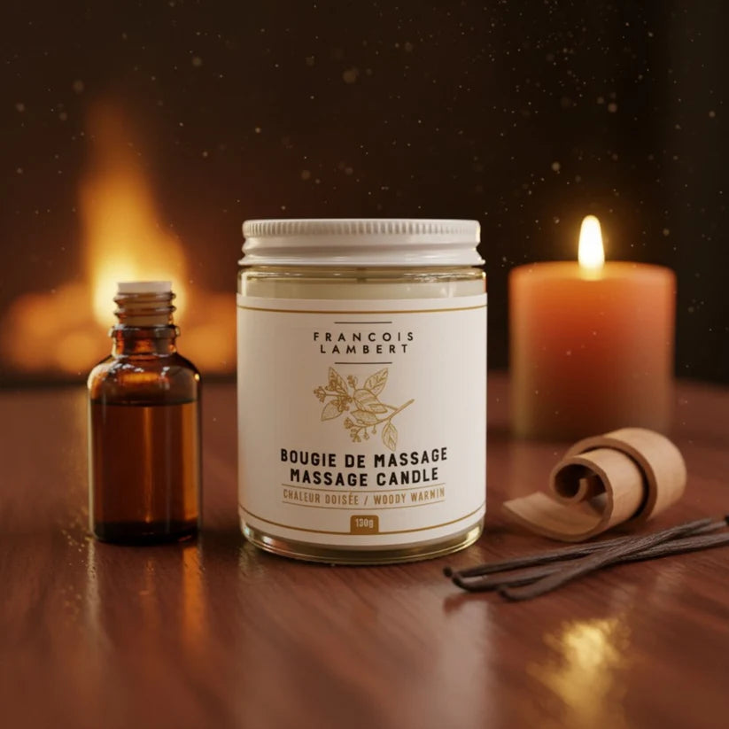 François Lambert - Bougie de massage - Chaleur boisée