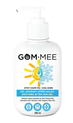 Gel réparateur apaisant Après-Soleil Hypoallergénique Peau Sensible Enfant Adulte 250 ml | GOMMEE