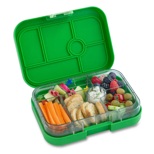 Boîte à bento étanche pour enfants – Yumbox Original Jurassic Green (monstres amusants)