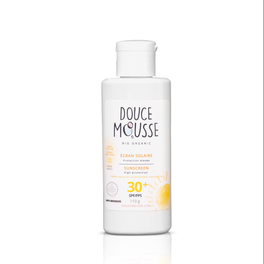 Écran solaire Douce Mousse 100% naturel 110gr