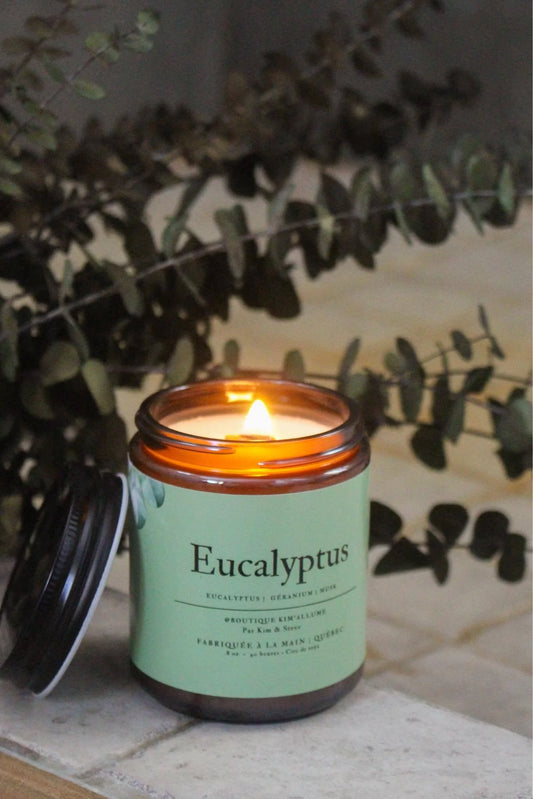 Eucalyptus, géranium, musk