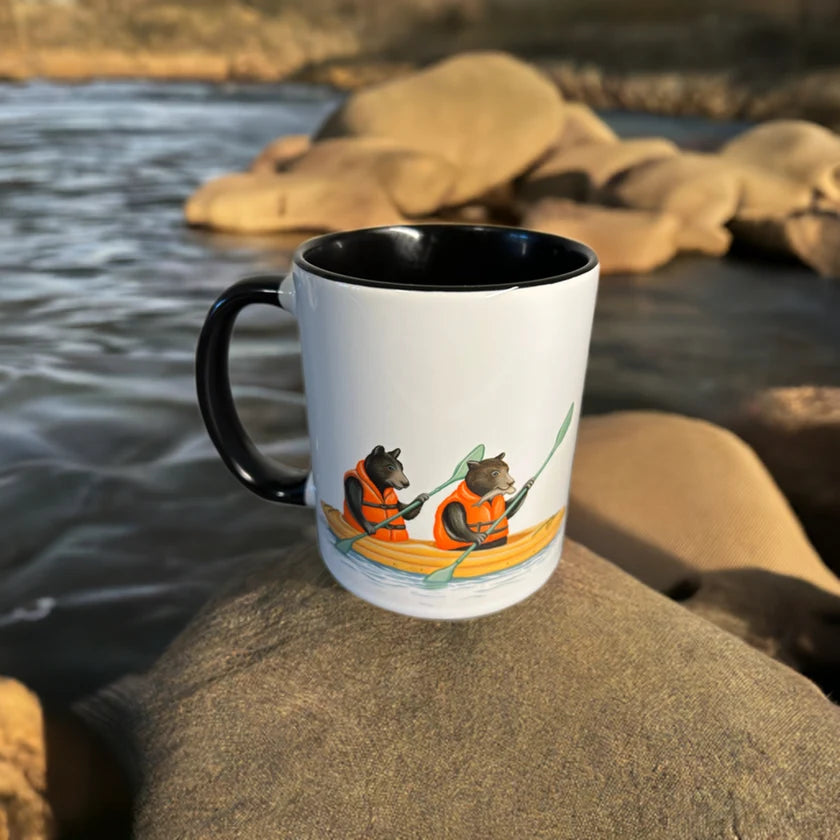 Tasse Ours en Kayak (grande)