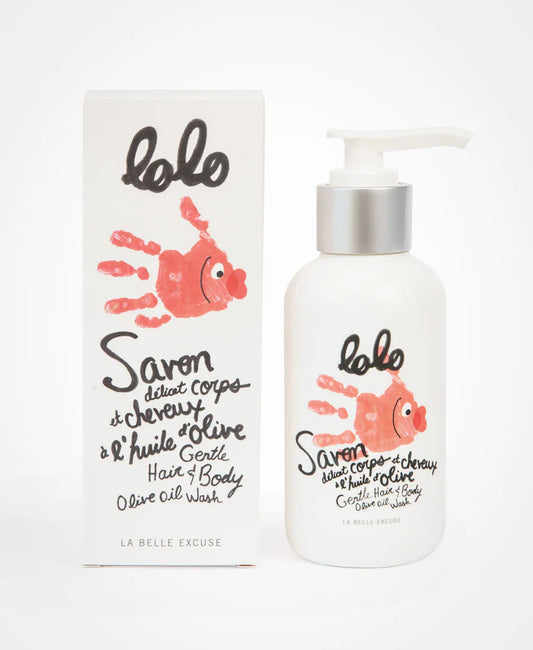 Savon délicat corps et cheveux à l'huile d'olive LOLO 125ml