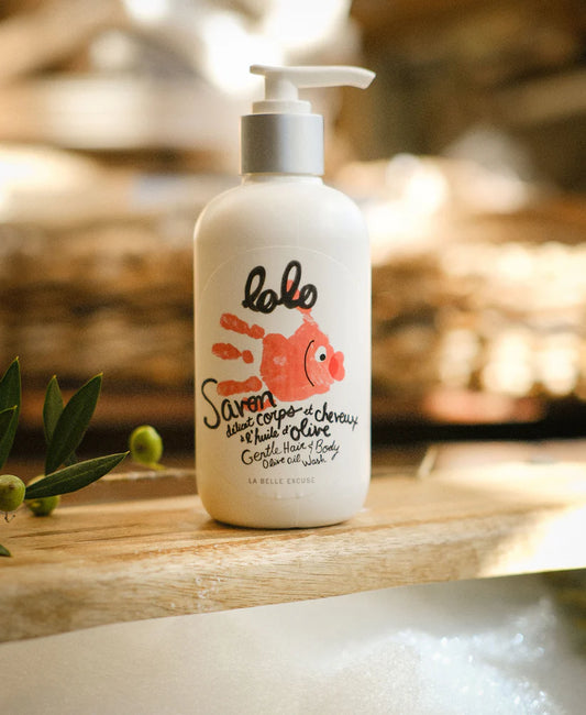 Savon délicat corps et cheveux à l'huile d'olive 250ml