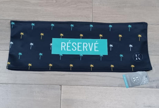 Bandeau de chaise réservé – Palmiers
