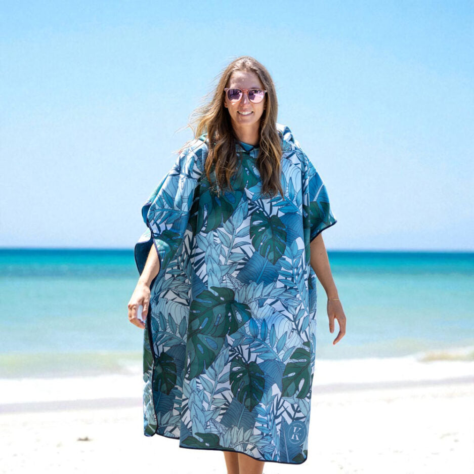 Poncho adulte – Émeraude sauvage