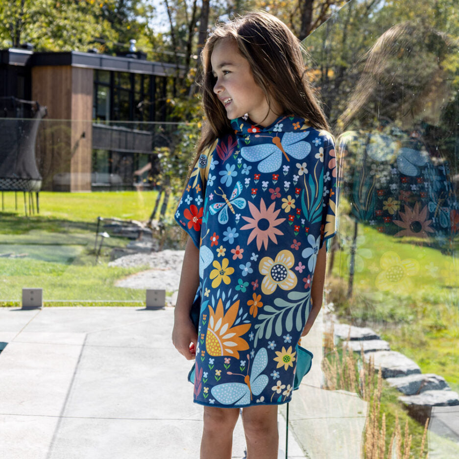 Poncho enfant – Papillon