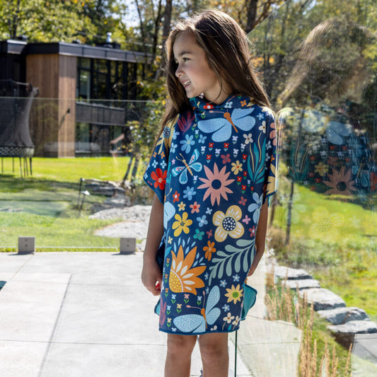 Poncho enfant – Papillon