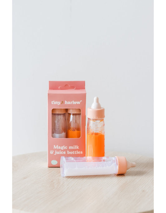 ENSEMBLE DE LAIT ET JUS EN BOUTEILLE POUR POUPÉE