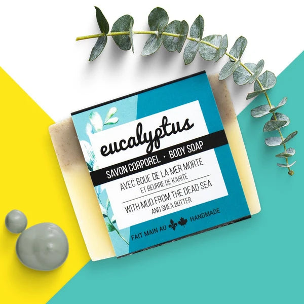 Savon hydratant pour le corps - Eucalyptus et boue de la mer morte
