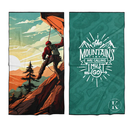 Serviette en microfibre – La montagne m’appelle