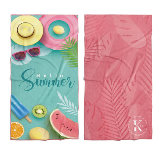 Serviette en microfibre Un été festif