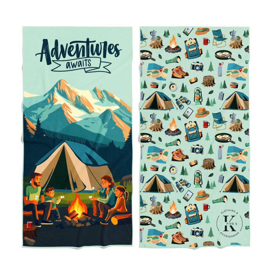 Serviette en microfibre – L’aventure t’attends