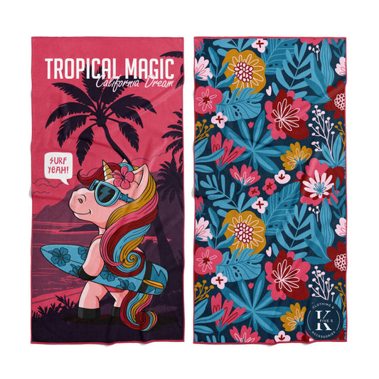 Serviette en microfibre – Licorne magique
