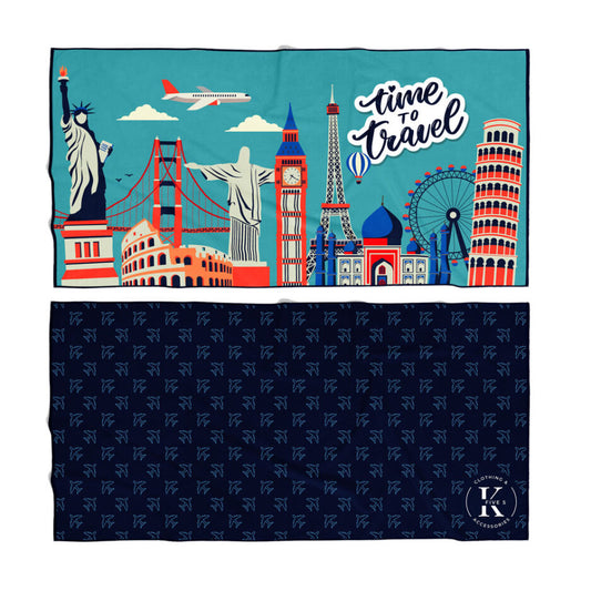 Serviette en microfibre – Merveilles du monde