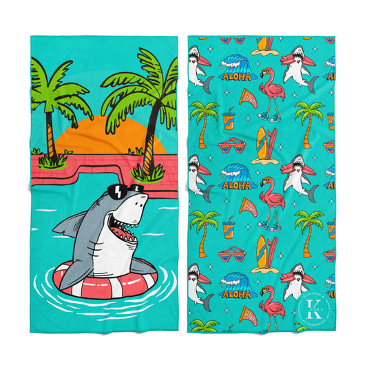 Serviette en microfibre – Party requin