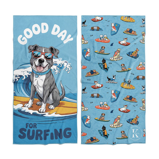 Serviette en microfibre – Surf canin