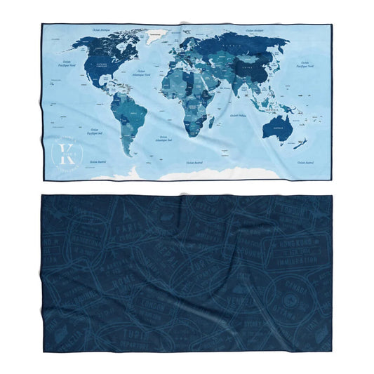 Serviette en microfibre – Tour du monde