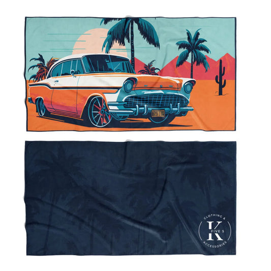 Serviette en microfibre Voiture ancienne