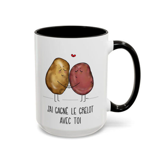 Tasse j'ai gagné le grelot avec toi (petite)